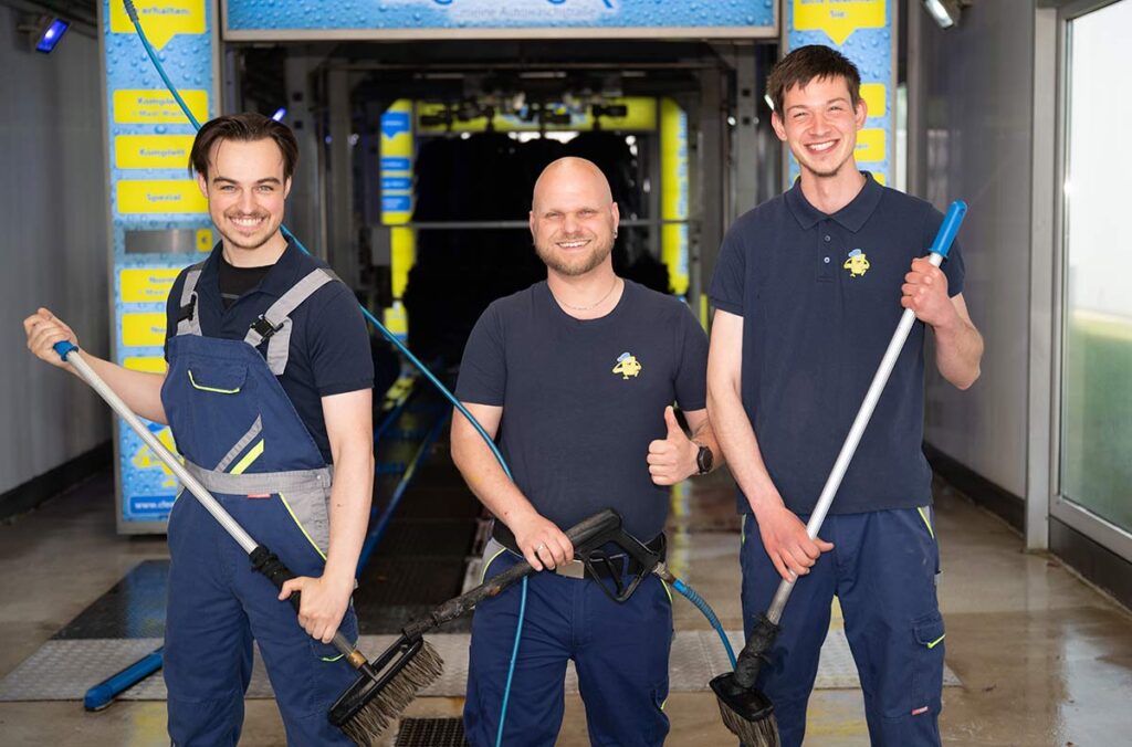 Foto von unserem Reinigungsteam