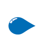 Icon von einem blauen Tropfen